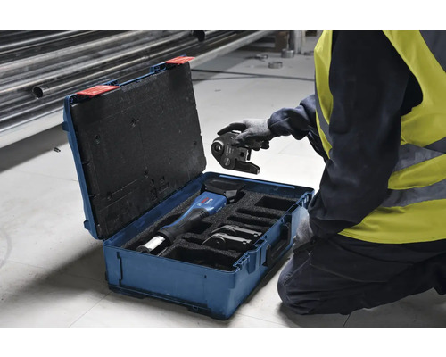 Lisovací nástroj na trubky v kufříku na nářadí s obsluhou