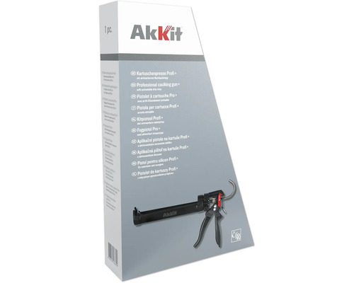 Aplikační pistole na kartuše Akkit Profi s aktivovatelným zastavením doběhu v balení