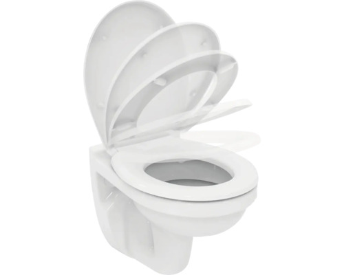 Závěsné WC s hlubokým splachováním a mechanismem pomalého sklápění