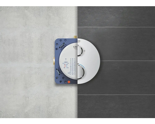 Logo Grohe, podomítková termostatická baterie pro regulaci teploty