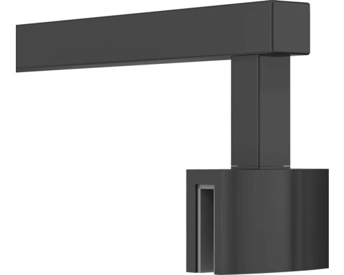 Černý posuvný dveřní systém