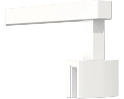 Detailní pohled na bílý závěs lampy