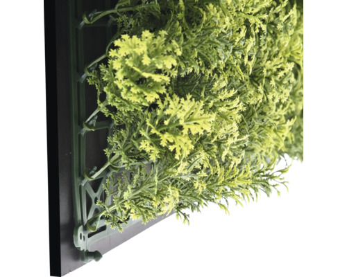 Umělá rostlinná stěna s kapradinovým vzorem