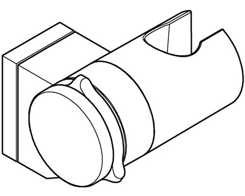 Držák sprchové hlavice pro montáž na stěnu