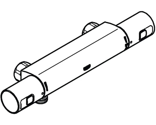 Nákres termostatické hlavice radiátoru pro regulaci teploty