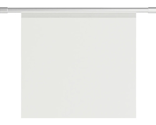 Bílá roleta s kovovou lištou