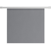 Šedá roleta s upevňovací tyčí na okno