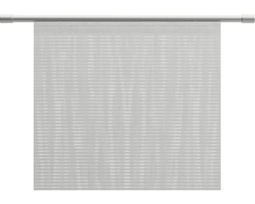 Plisé roleta s vodorovnými pruhy a vodicí lištou