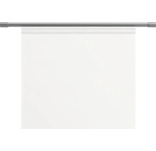 Bílé plátno na šedé tyči