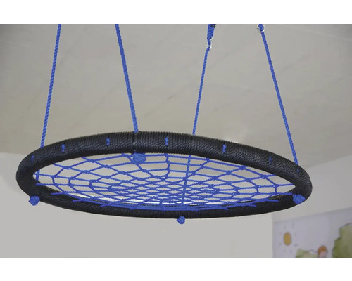 Kulatá houpací síť s lanovým závěsem
