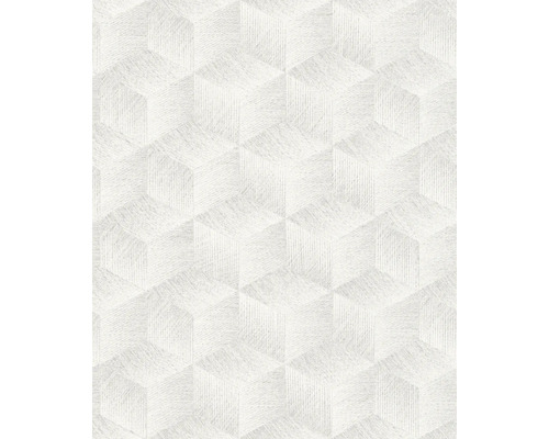 Tapeta s geometrickým krychlovým vzorem