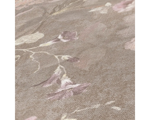 Detail tapety s květinovým vzorem