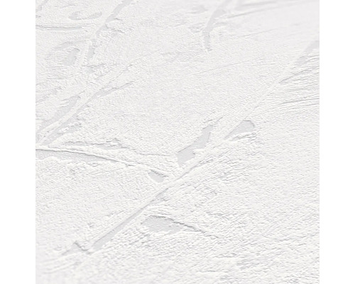 Detail bílé strukturované tapety