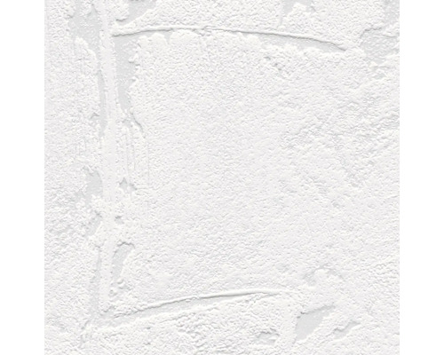 Bílá reliéfní tapeta se strukturou omítky