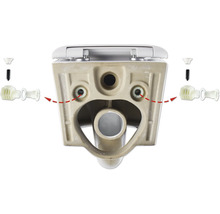 Upevňovací materiál pro toaletu