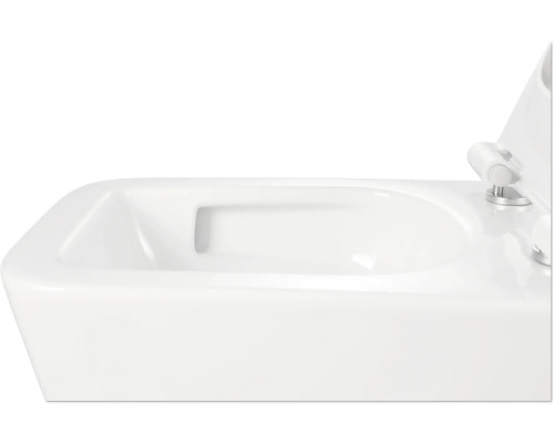 Detail bílé toalety