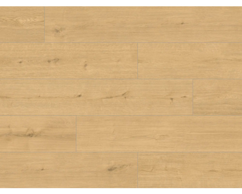 Položená laminátová podlaha se vzhledem dřeva.