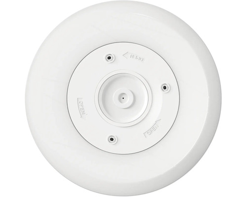 Bílá revizní klapka, kulatý tvar