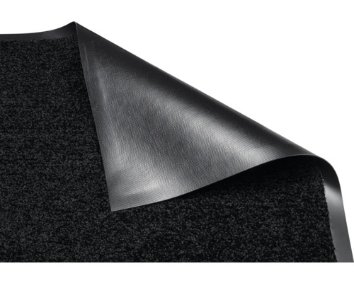 Čisticí rohož se srolovaným rohem pro zobrazení zadní strany