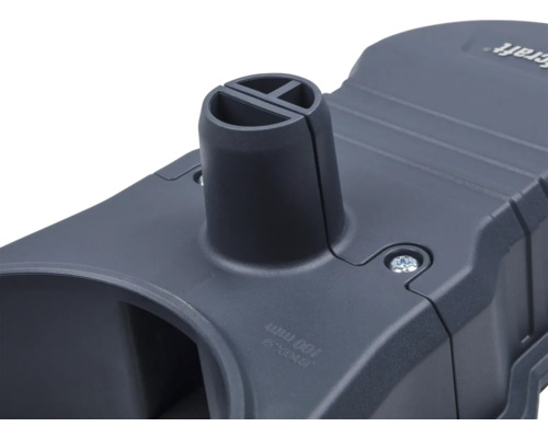 Detailní pohled na nástroj s otvorem pro šrouby do maximálně 100 milimetrů