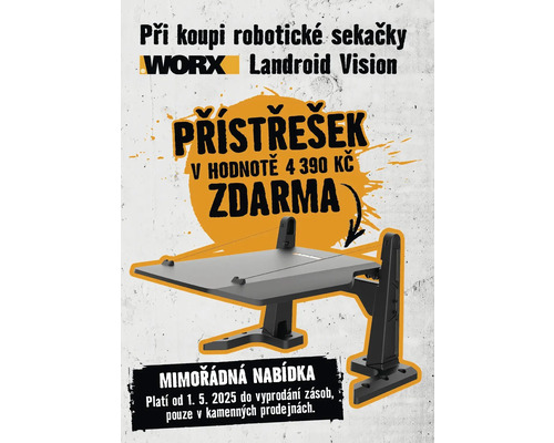 Robotická sekačka Worx Landroid Vision M800 WR208E autonomní 800 m²