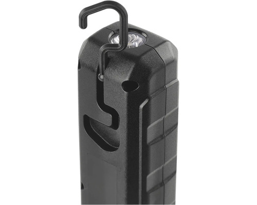 Černá inspekční lampa s hákem