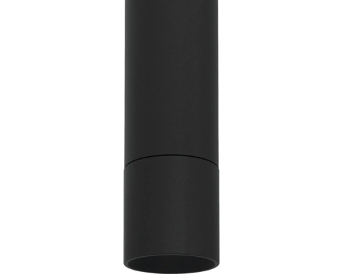 Černé stropní svítidlo