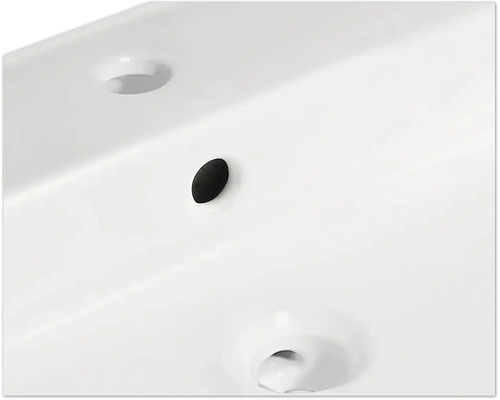 Detail umyvadla s přepadem