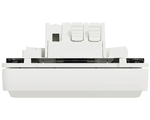 Bílá spínací vložka pro elektroinstalaci