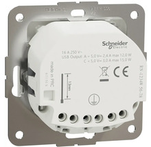Logo Schneider Electric USB port zezadu