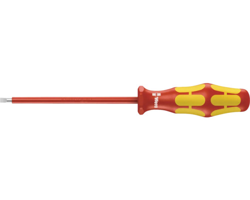 Šroubovák s plochou hlavou a logem Wera
