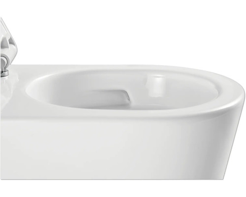 Detail bílé toalety