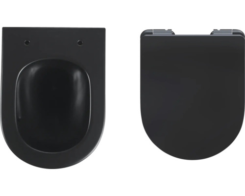 Závěsný hlubokosplachovací záchod s WC sedátkem