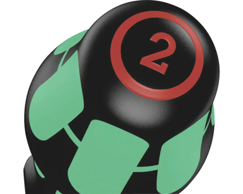 Činka s číslem 2 a motivy listů