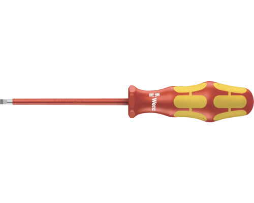 Šroubovák s plochou hlavou a logem Wera
