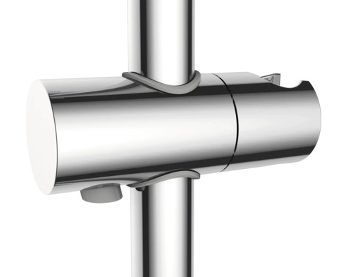 Držák sprchové tyče z kovu