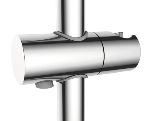 Držák sprchové tyče z kovu