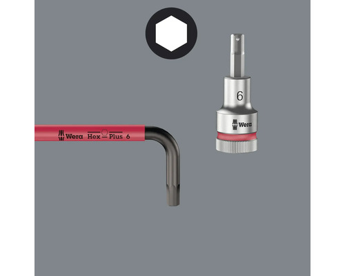Sada imbusových klíčů Wera s nástrčným klíčem