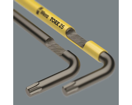 Dva šroubováky Torx s rukojetí ve tvaru L