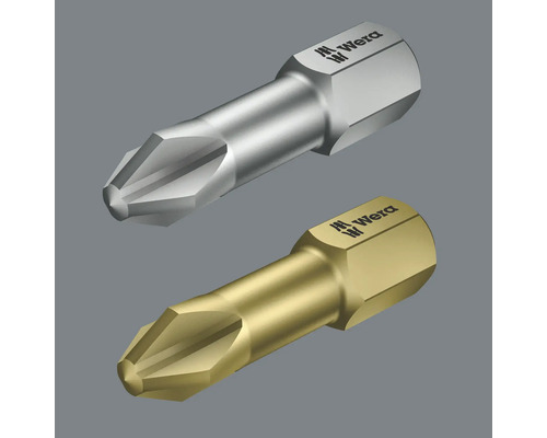 Dva šroubovací bity Wera s křížovou drážkou