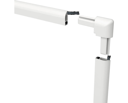 Těsnicí profil pro sítě proti hmyzu s rohovou spojkou