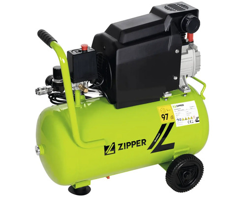 Přenosný kompresor Zipper s hlučností 97 decibelů