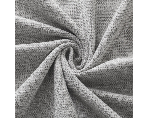 Detail šedé nábytkové látky s texturou