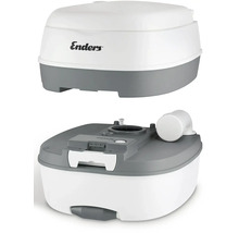 Plastová kempingová toaleta Enders, zobrazená v rozloženém stavu