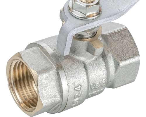 Kovový kulový kohout s rukojetí