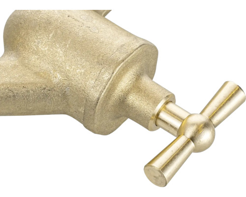 Mosazný vodovodní kohoutek s otočnou rukojetí