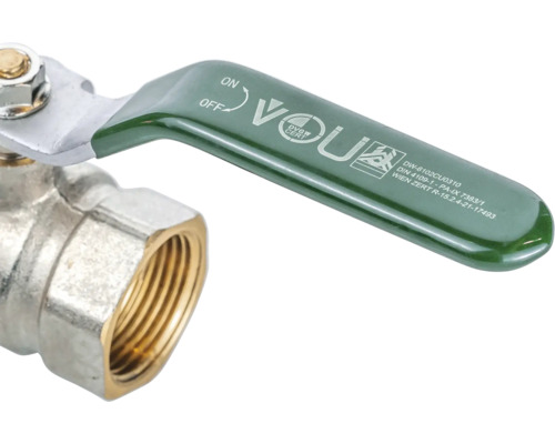 Mosazný kulový kohout s pákovou rukojetí