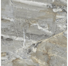 Detail šedé podlahové dlaždice s mramorovým vzorem