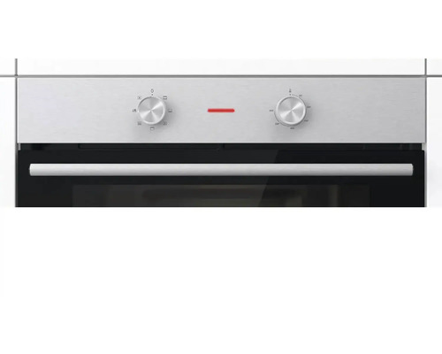 Detail vestavné trouby s otočnými knoflíky a rukojetí