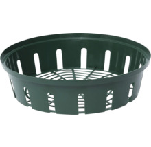 Kulatý plastový závěsný květináč s otvory pro venkovní použití